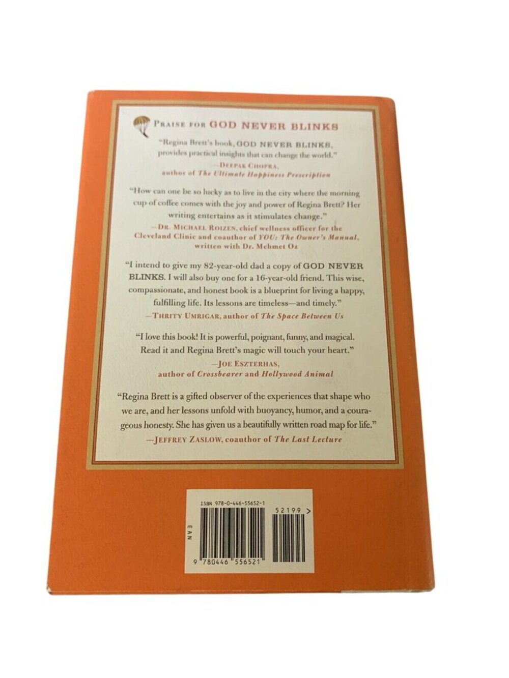 God Never Blinks Regina Brett 50 Life Lessons Hardcover 2010 Inspirational Book - Picture 2 of 8